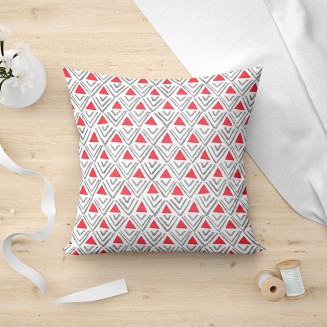 Μαξιλαροθήκη Διακοσμητική 45x45 Lino Tam 401 Red