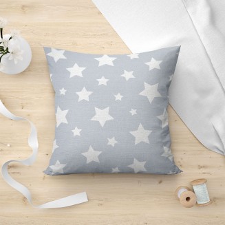 Μαξιλαροθήκη Διακοσμητική 45x45 Lino Stel 801 Grey