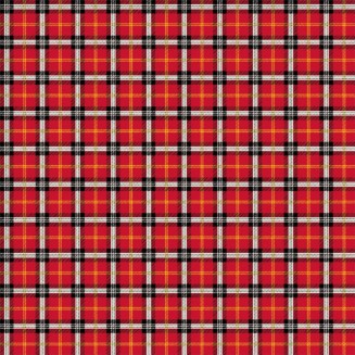 Μαξιλαροθήκη Διακοσμητική 45x45 Lino Tartan 401 Red