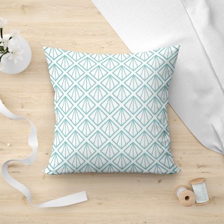 Μαξιλαροθήκη Διακοσμητική 45x45 Lino Mayabeque 601 Aqua