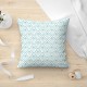 Μαξιλαροθήκη Διακοσμητική 45x45 Lino Mayabeque 601 Aqua