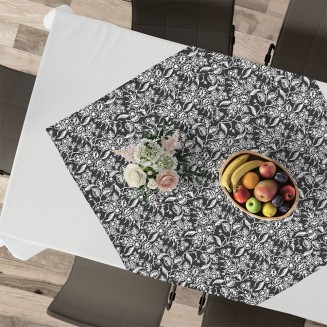 Καρέ 90x90 Lino Izal 801 Black