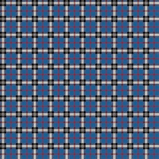 Καρέ 90x90 Lino Tartan 602 Blue