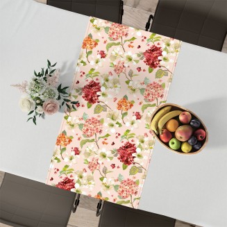 Τραβέρσα Runner 45x160 Lino Campari 301 Pink