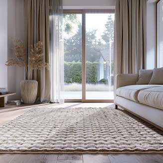 Χαλί 160x230 Lino Doux 3D Beige