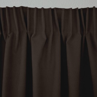 Κουρτίνα Με Τρέσα 140x280 Lino Renas 217 Brown