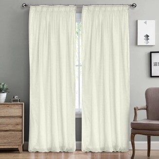 Κουρτίνα Με Τρέσα 145x295 Lino Line  050 Off White