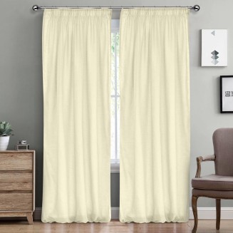 Κουρτίνα Με Τρέσα 145x295 Lino Line  102 Beige