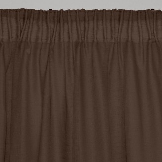 Κουρτίνα Με Τρέσα 145x295 Lino Line  902 Dbrown