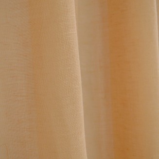 Κουρτίνα Με Τρέσα 145x295 Lino Line  502 Terracotta