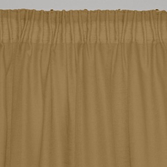 Κουρτίνα Με Τρέσα 145x295 Lino Line  202 Gold