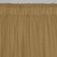 Κουρτίνα Με Τρέσα 145x295 Lino Line  202 Gold