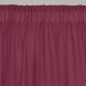 Κουρτίνα Με Τρέσα 145x295 Lino Line  304 Burgundy