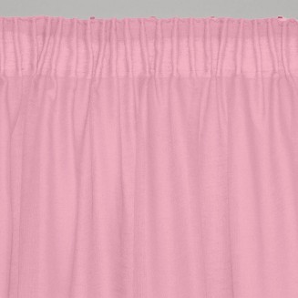 Κουρτίνα Με Τρέσα 145x295 Lino Line  301 Pink