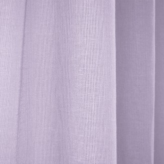 Κουρτίνα Με Τρέσα 145x295 Lino Line  306 Lilac