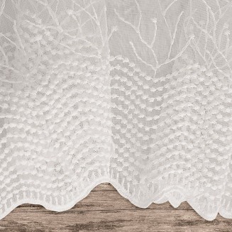Κουρτίνα Με Τρέσα 280x300 Lino Bario White