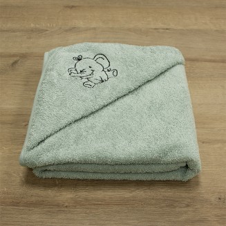 Κάπα 75x75 Lino Elephantaki Mint