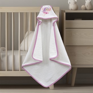 Κάπα 75x75 Lino Hada White