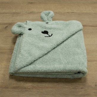 Κάπα 75x75 Lino Lovebear Mint
