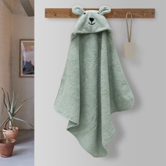 Κάπα 75x75 Lino Lovebear Mint