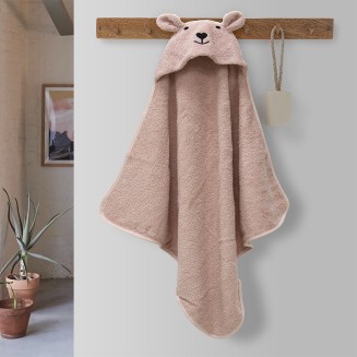 Κάπα 75x75 Lino Lovebear Pink