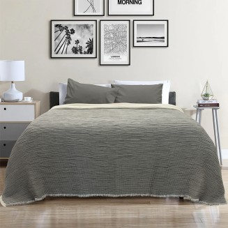 Κουβέρτα 230x240 Lino Lasy Grey