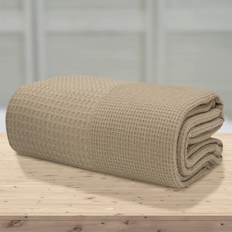 Κουβέρτα Πικέ Διπλή 200x230 Lino Dama Beige
