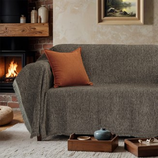 Ριχτάρι Πολυθρόνας 180x180 Lino Malta Μόκα