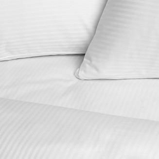 Σεντόνι Ξενοδοχειακό Γίγας 280x280 Lino Barri 100/100 White 300TC
