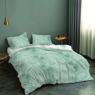 Παπλωματοθήκη Σετ Ημίδιπλη 160x240 Lino Jacquard Pearl Grey