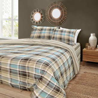 Παπλωματοθήκη Σετ Υπέρδιπλη 220x240 Lino Revon Aqua