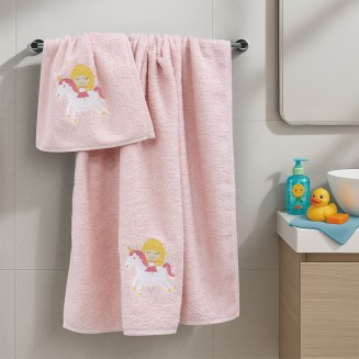 Πετσέτες Σετ 2 Τεμαχίων Lino Corno Pink