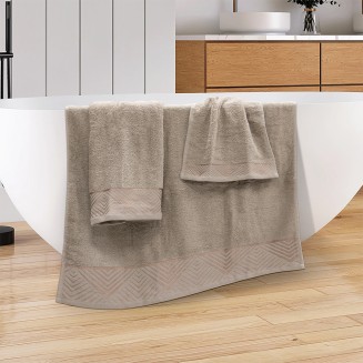 Σετ Πετσέτες 3 Τεμ. Lino Loraf Beige