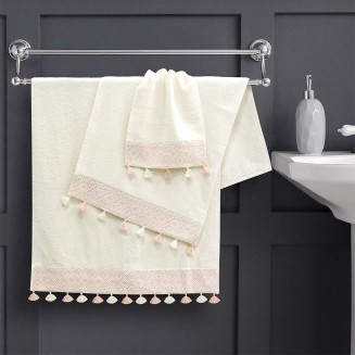 Σετ Πετσέτες 3 Τεμ. Lino Tulle Beige
