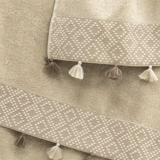 Σετ Πετσέτες 3 Τεμ. Lino Tulle Cream