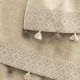 LINO ΣΕΤ ΠΕΤΣΕΤΕΣ TULLE CREAM 3ΤΜΧ