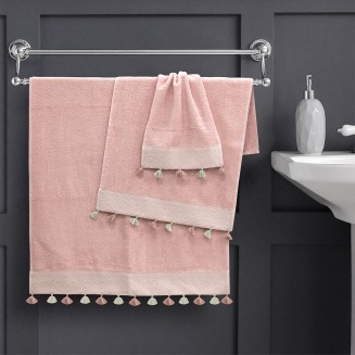 Σετ Πετσέτες 3 Τεμ. Lino Tulle Pink