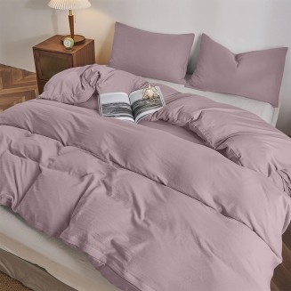 Σεντόνια Σετ Υπέρδιπλα Με Λάστιχο 160x200+32 Lino Moderna Amethyst