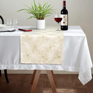 Τραβέρσα Runner 45x160 Lino Diva 90 Mocca