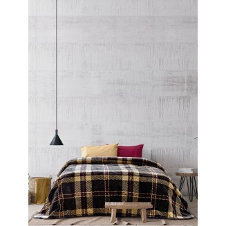 Κουβέρτα Βελουτέ Μονή 160x220 Kocoon Olivia
