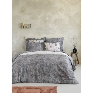 Σεντόνια Σετ Υπέρδιπλα 240x270 Nima Marble Γκρί