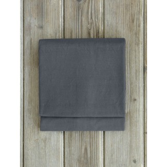 Σεντόνι Μεμονωμένο Ημίδιπλο 180x260 Nima Home Unicolors Midnight Gray