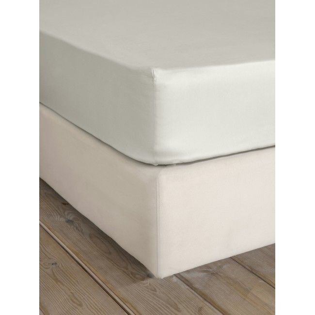 Σεντόνι Γίγας με Λάστιχο Superior Satin - Fog Beige