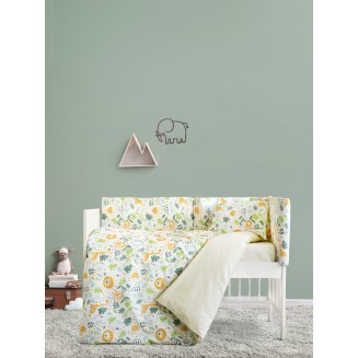 Σεντόνια Σετ Κούνιας  120x160 Kocoon Jungle Baby
