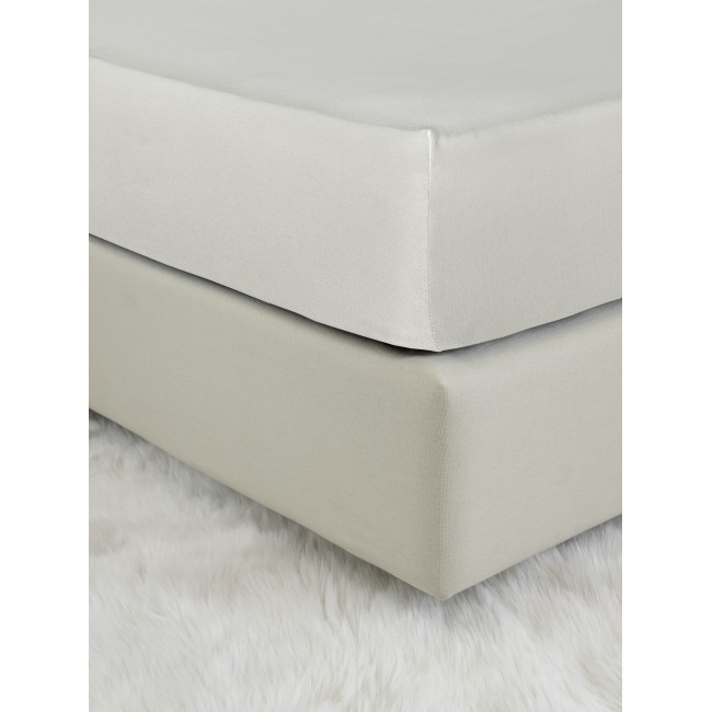 Σεντόνι Μονό με Λάστιχο - Tender Oat Beige