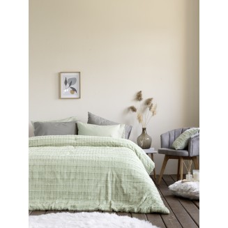Κουβερτοπάπλωμα Υπέρδιπλο 220x240 Nima Home Weave Mint