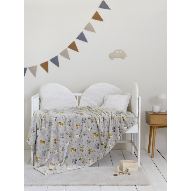 Κουβέρτα Κούνιας 110x150 - Dino Town