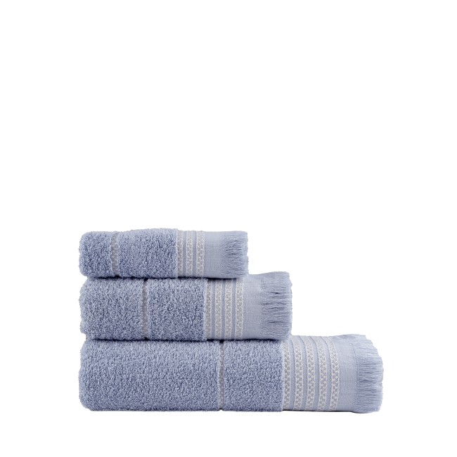 Σετ Πετσέτες (30x50 + 50x90 + 70x140) Plush - Blue