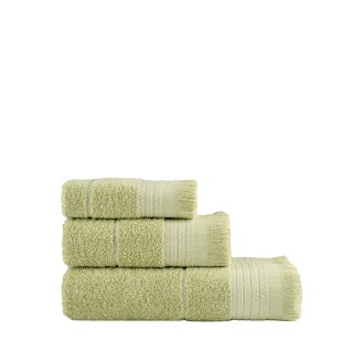 Πετσέτες Σετ 3 Τεμ. Nima Home Plush Olive Green