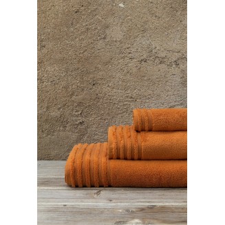 Πετσέτα Προσώπου 50x100 Nima Home Vista Dark Orange